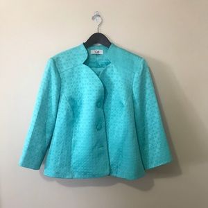 Blue Le Suit Skirt Suit